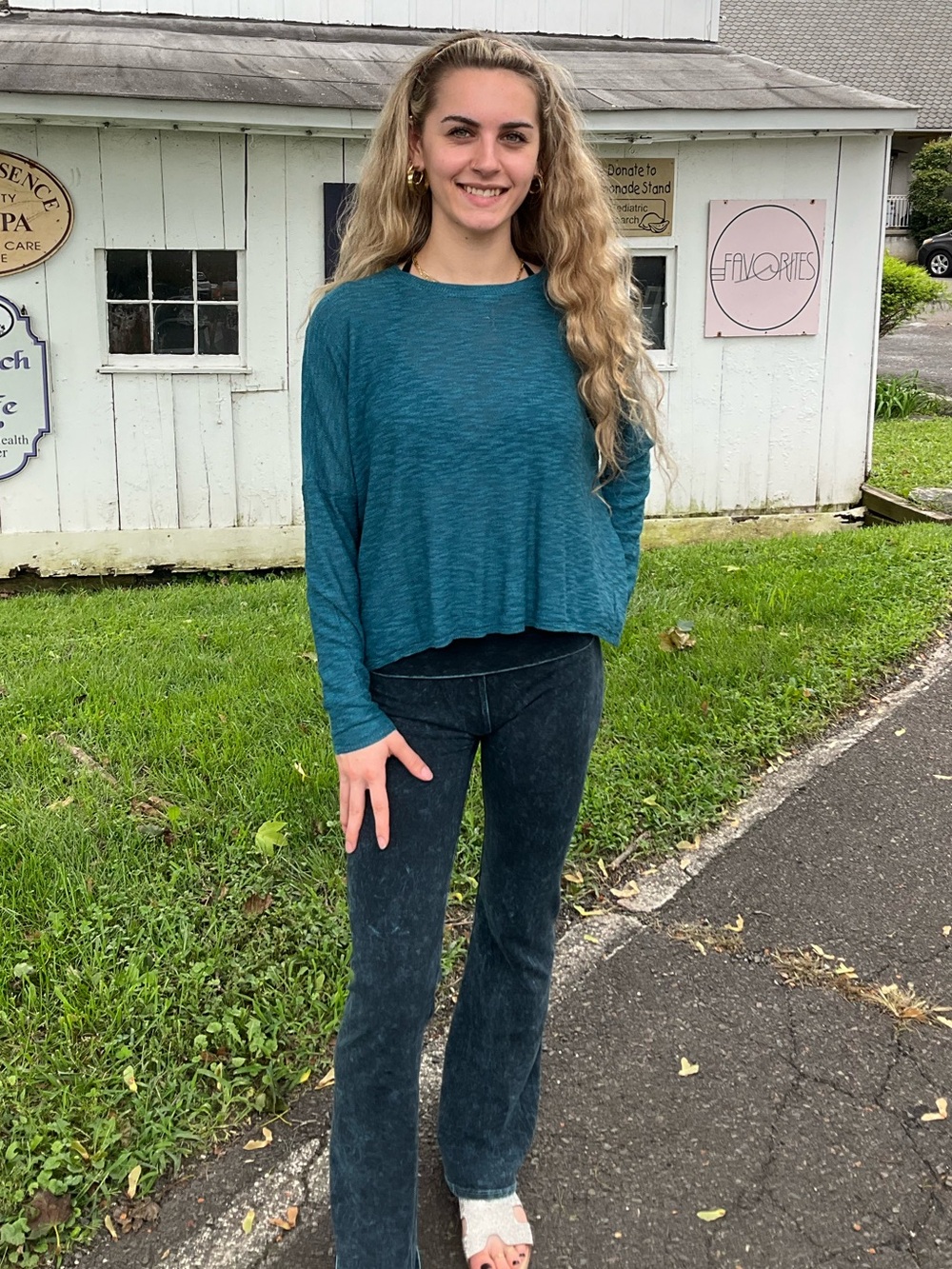 STITCHDROP teal sweaters